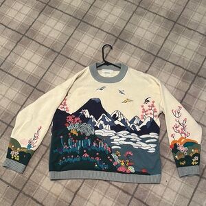 Vitria Mountain Landscape Sweater